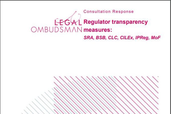 Legal Ombudsman responds to regulators’ transparency consultations