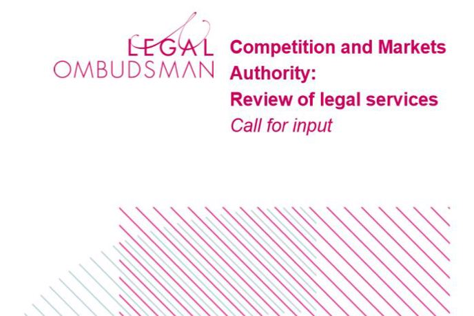 CMA: OLC response to the review of legal services
