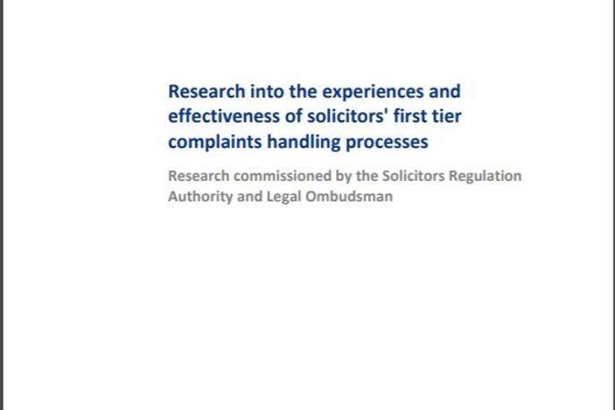 Research shows room for improvement in how law firms deal with complaints