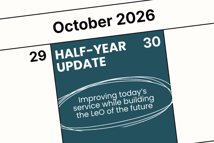 LeO & OLC 2026/27: a half-year update